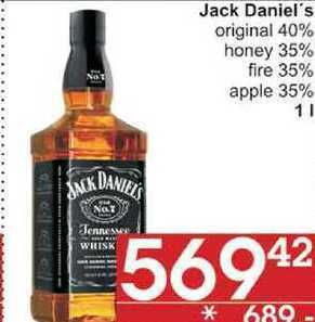 Jip Jack daniel's original 40%, 1 l nabídka