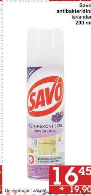 Jip Savo antibakteriálni levander, 200 ml nabídka