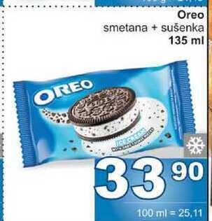 Jip Oreo smetana + sušenka 135 ml nabídka