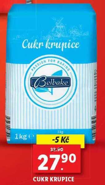 Lidl Cukr krupice, 1 kg nabídka