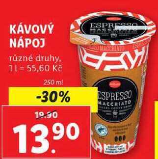 Lidl Kávový nápoj, 250 ml nabídka