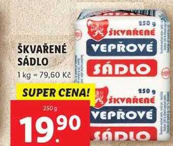 Lidl Škvařené sádlo, 250 g nabídka