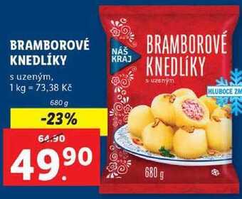 Lidl Bramborové knedlíky, 680 g nabídka