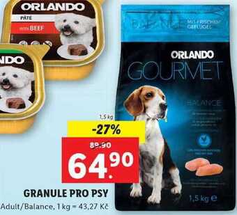 Lidl Granule pro psy, 1,5 kg nabídka