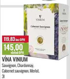 Ratio Vína vinium 3l nabídka