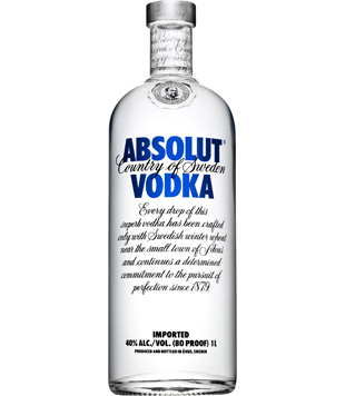 Ratio Absolut vodka 1l nabídka