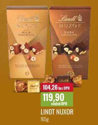 Ratio Lindt nuxor 165g nabídka