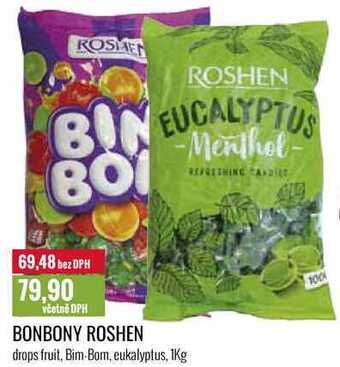 Ratio Bonbony roshen 1kg nabídka