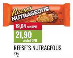 Ratio Reese's nutrageous 47g nabídka