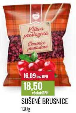 Ratio Sušené brusnice 100g nabídka