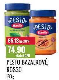 Ratio Pesto bazalkové, rosso 190g nabídka