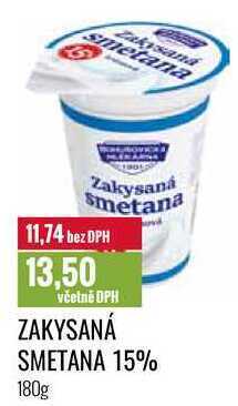 Ratio Zakysaná smetana 15% 180g nabídka