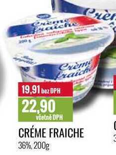 Ratio Créme fraiche 36%, 200g nabídka