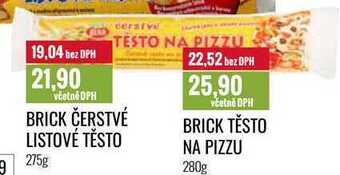 Ratio Brick těsto na pizzu 280g nabídka