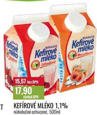 Ratio Kefírové mléko 1,1% 500ml nabídka
