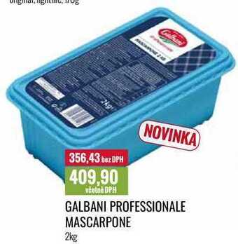Ratio Galbani professionale mascarpone 2kg nabídka