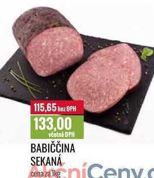 Ratio Babiččina sekaná cena za 1kg nabídka