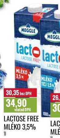 Ratio Lactose free mléko 3,5% 1l nabídka