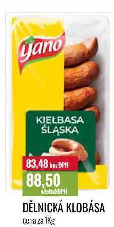 Ratio Dělnická klobása cena za 1kg nabídka