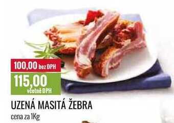 Ratio Uzená masitá žebra cena za 1kg nabídka