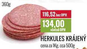 Ratio Herkules krájený cena za 1kg nabídka