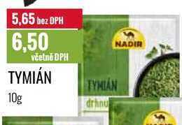 Ratio Tymián 10g nabídka