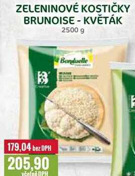 Ratio Zeleninové kostičky brunoise - květák 2500 g nabídka