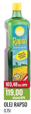 Ratio Olej rapso 0,75l nabídka