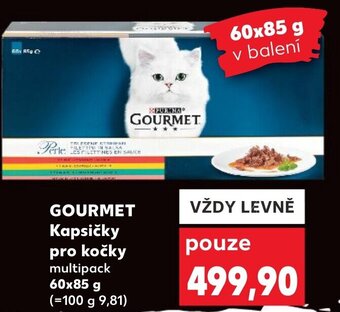 Kaufland GOURMET Kapsičky pro kočky nabídka