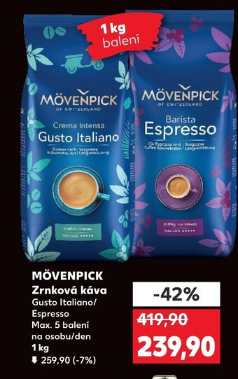 MÖVENPICK Zrnková káva