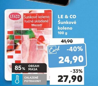 Kaufland LE&CO Sunkové koleno 100 g nabídka