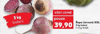 Kaufland Řepa červená XXL nabídka