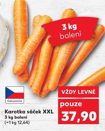 Kaufland Karotka sáček XXL 3 kg nabídka
