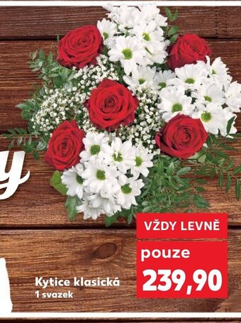 Kaufland Kytice klasická nabídka