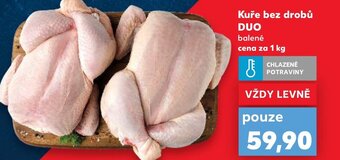 Kaufland Kuře bez drobů DUO 1 kg nabídka
