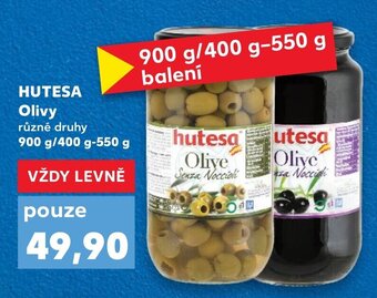 Kaufland HUTESA Olivy nabídka
