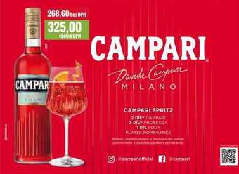 Ratio Campari 1l nabídka