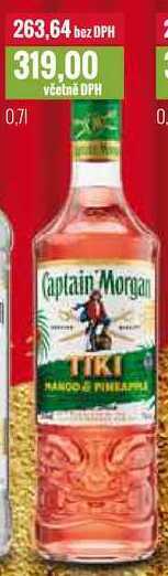Ratio Captain morgan tiki 0,7l nabídka
