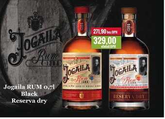 Ratio Jogaila rum 0,7l nabídka