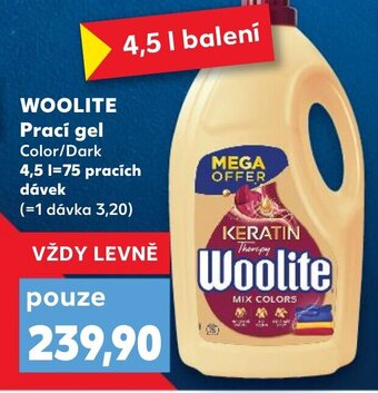 Kaufland WOOLITE Prací gel nabídka