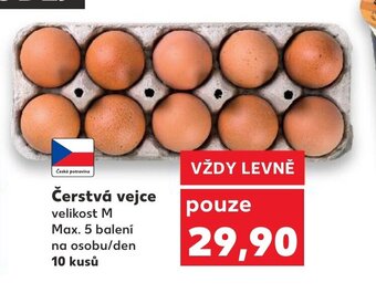 Kaufland Čerstvá vejce nabídka