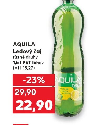 Kaufland AQUILA Ledový čaj nabídka