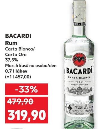 Kaufland BACARDI Rum nabídka