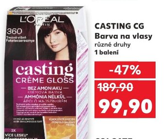 Kaufland CASTING CG Barva na vlasy nabídka