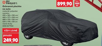 Kaufland Ochranná plachta na auto nabídka