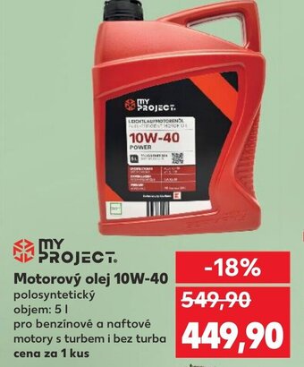 Kaufland Motorovy olej 10W-40 nabídka