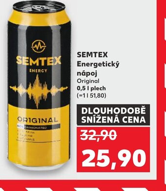 Kaufland SEMTEX Energetický nápoj nabídka