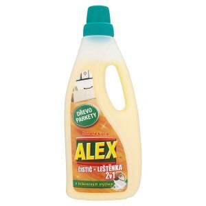 Jip Alex 2v1 čistič + leštěnka s kokosovým mydlem na dřevo a parkety 750ml nabídka