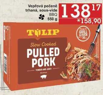 Jip Vepřová pečeně trhaná, sous-vide bbq, 550 g nabídka