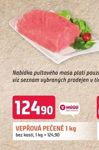 VEPŘOVÁ PEČENĚ 1 kg